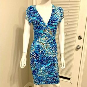 Cache Faux Wrap Dress